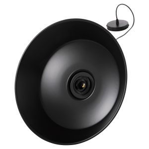 Chandelier Hm4136 with black metal shade D35x112hcm