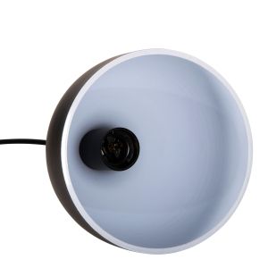 Chandelier Hm4137 with 3 lamps black metal D33x33-115hcm