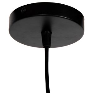 Chandelier Hm4159.01 with black metal shade D40x116hcm