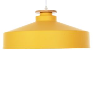 Chandelier Hm4159.04 with yellow metal shade D40x116hcm