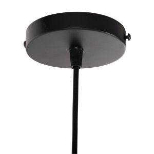 Chandelier Hm4165,01 metal sphere color black/orange D20x118hcm