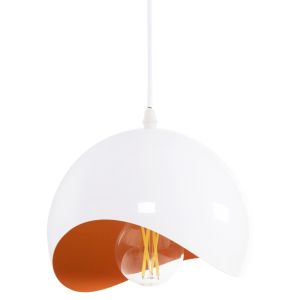 Chandelier Hm4165,02 metal sphere color white/orange D20x118hcm