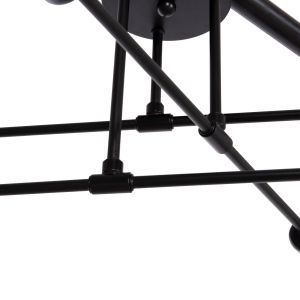 Chandelier Hm7427.11 black metal 51x51x23cm.