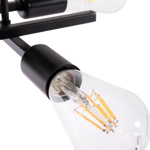 Chandelier Hm7428.11 black metal 28x28x15cm.