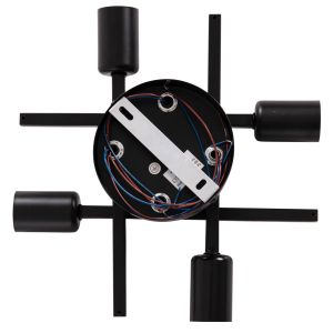 Chandelier Hm7428.11 black metal 28x28x15cm.