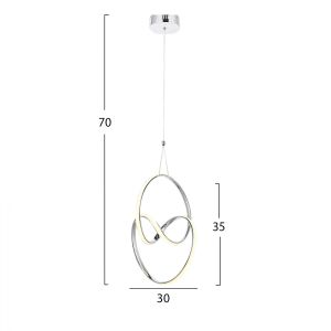 Chandelier Hm7509,01 30x30x70cm