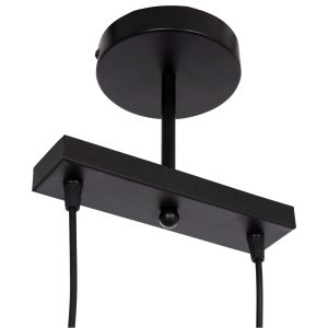 Chandelier Hm7531.11 black metal - bronze socket Φ21.5x135cm.