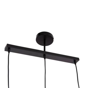 Chandelier Hm7533.11 black metal - bronze base Φ21.5x128cm.