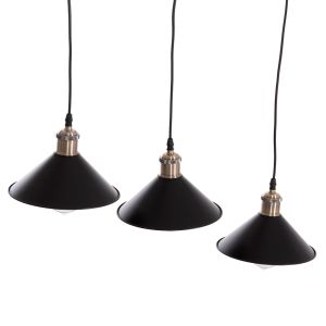 Chandelier Hm7533.11 black metal - bronze base Φ21.5x128cm.
