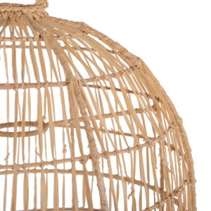 Chandelier Hm7891 palm leaf fiber in natural color D30x163hcm