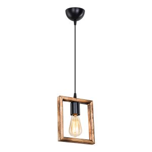 Isolate chandelier E27 in walnut color 18.5x3x66cm