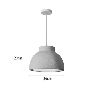 Chandelier Jenila E27 beige Ps D30x20cm