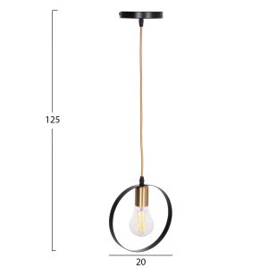 Chandelier Krent Hm7425.11 black-gold 20x4x125cm.