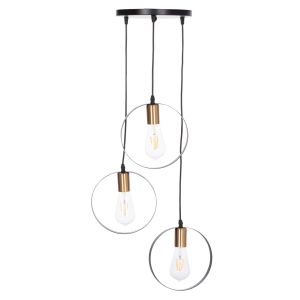 Chandelier Krent Hm7426.11 black-gold Φ23.5x132cm.