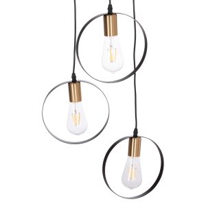 Chandelier Krent Hm7426.11 black-gold Φ23.5x132cm.