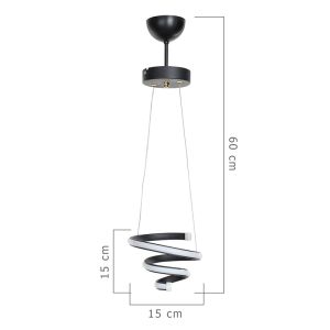 Chandelier Led 23w D15x60cm