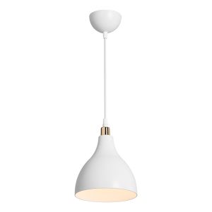 Chandelier Lofty E27 in white color D18x56cm