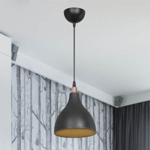 Chandelier Lofty E27 in black color D18x56cm