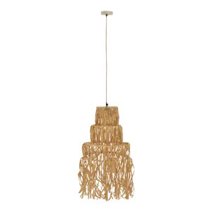 Nairan Inart chandelier E27 Natural D30x125cm
