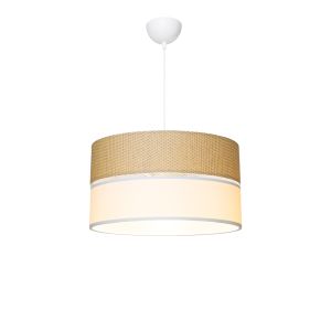 Chandelier Opal fabric in natural and cream color D38x55cm