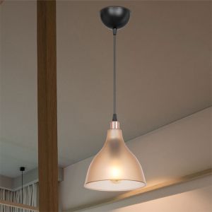Orazioamber chandelier in black