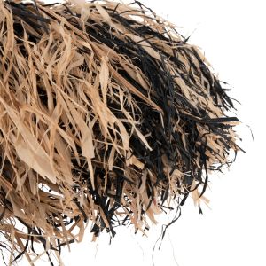 Chandelier Ordem Hm4715 sisal and banana fiber - black and natural φ75cm