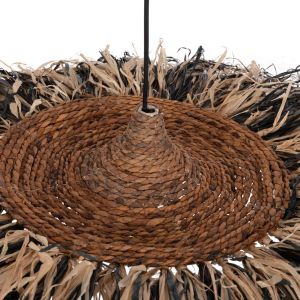 Chandelier Ordem Hm4715 sisal and banana fiber - black and natural φ75cm