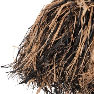 Chandelier Ordem Hm4716 sisal and banana fiber - black and natural Φ60x50cm.