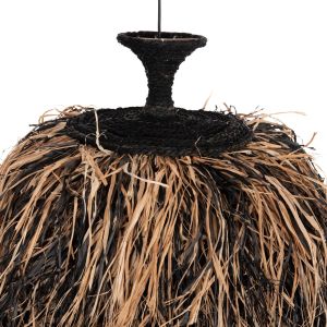 Chandelier Ordem Hm4716 sisal and banana fiber - black and natural Φ60x50cm.