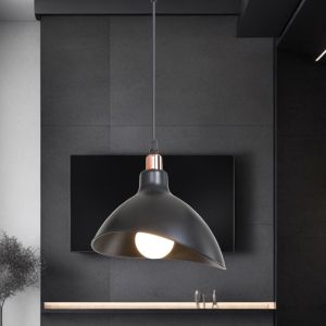 Chandelier Oufoa Pp in black color D22x53cm
