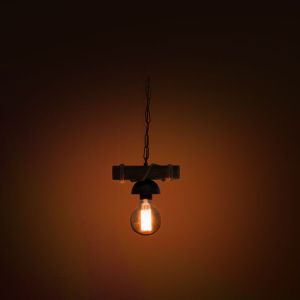Chandelier Pwl-0107 walnut/black
