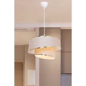 Chandelier Pwl-1127 27 beige-gold-white D32.5x65cm