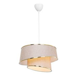Chandelier Pwl-1127 27 beige-gold-white D32.5x65cm