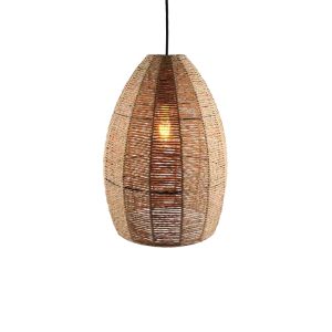 Ropal E27 natural rope chandelier D29x40cm