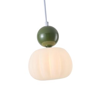 Chandelier Simple G9 Max 7w 180χ1290mm white-green Arte Illumina Amethyst