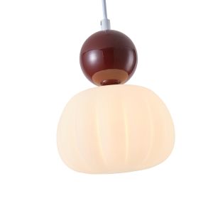 Chandelier Simple G9 Max 7w 60x1240mm white-red Arte Illumina Amethyst