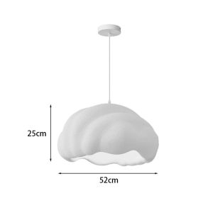 Chandelier Vomber E27 white Ps D52x28cm