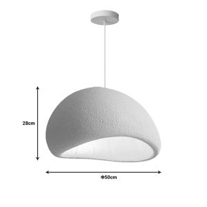 Chandelier Zulcere Iii light gray Ps 50x28cm