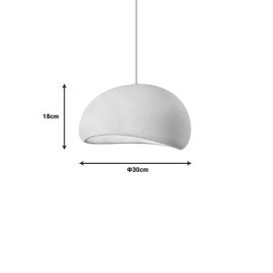 Chandelier Zulcere white Ps D37x27cm
