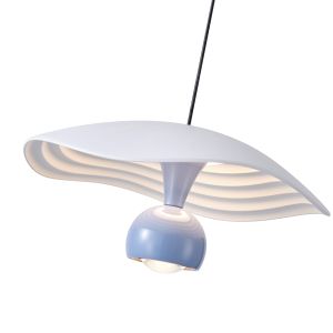 Chandelier aluminum Led 8w 400lm 3000k Φ230mm blue Arte Illumina Enigma