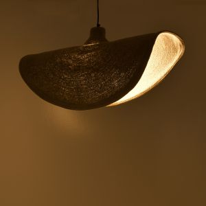 Chandelier Afon Acfen I matte in natural shade D90x6cm