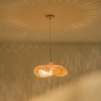 Bamboo chandelier 1xe27 420x300x130mm Arte Illumina Lagoon