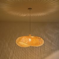 Chandelier bamboo 1xe27 Max15w 760x560x220mm Arte Illumina Calypso