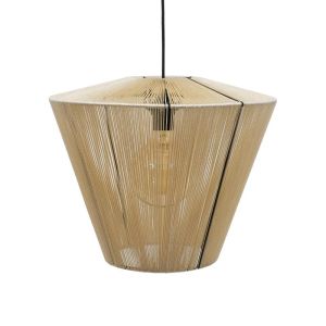 Cream-colored chandelier, dimensions 50x35cm