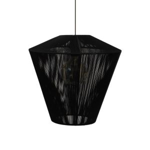 Chandelier in black color with dimensions 40x40cm