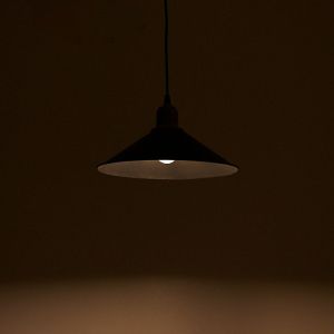 Chandelier in black and bronze D30x62cm