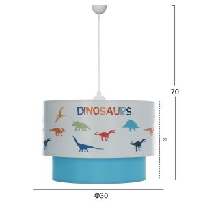 Chandelier for children's room, double drum, D30x70h Hm7572,05