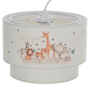 Chandelier for children's room, fabric, D30x70cm Hm7572,03