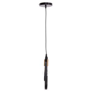 Ceiling chandelier Biut Hm7537.11 black metal-gold foil 15.5x4x130cm.