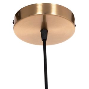 Droplet ceiling chandelier Hm7503.12 metal in golden-milky white cup-shaped 23.5x12x147cm.